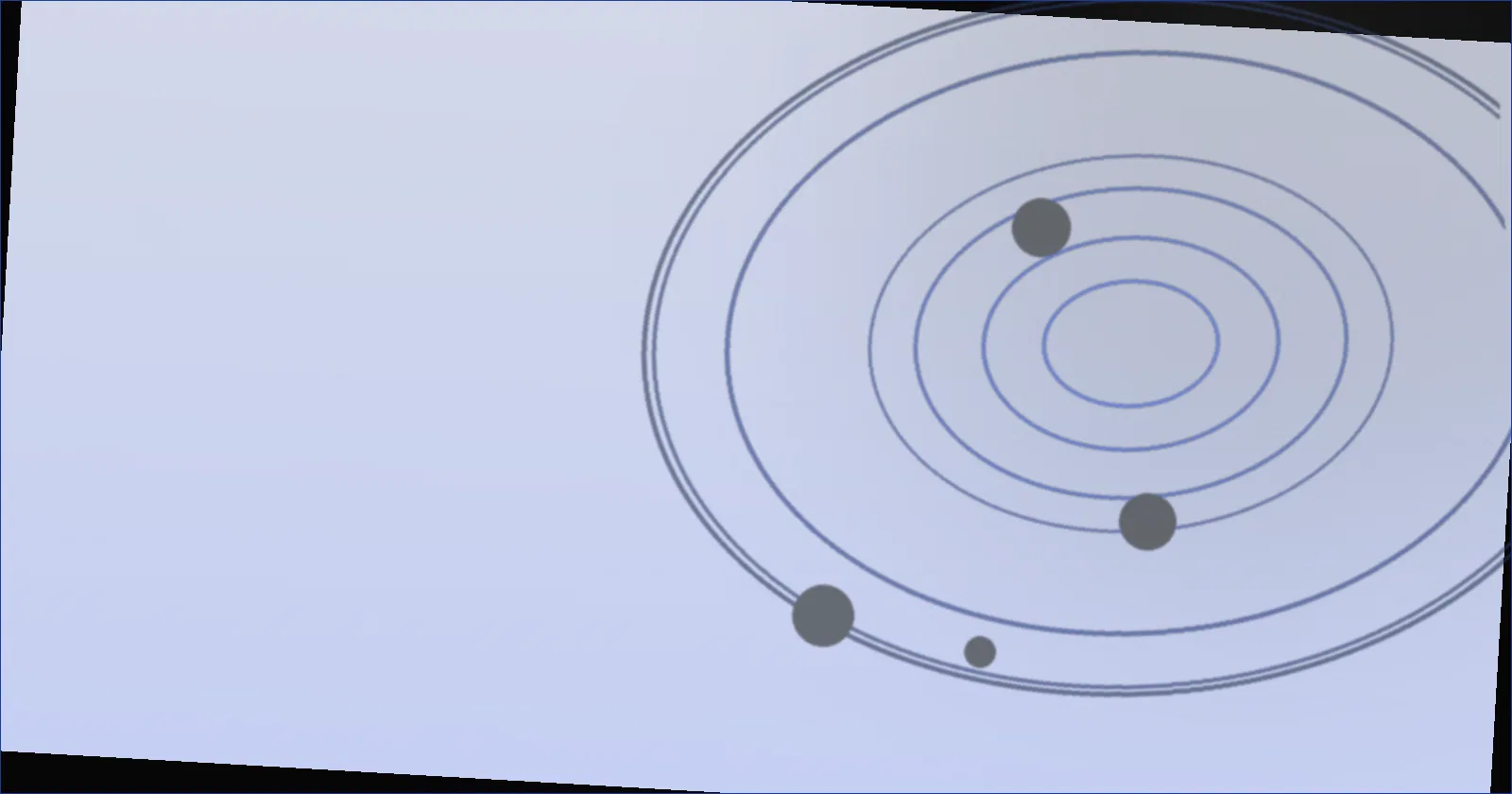 a shrinking ring narrowing toward a single point on a map