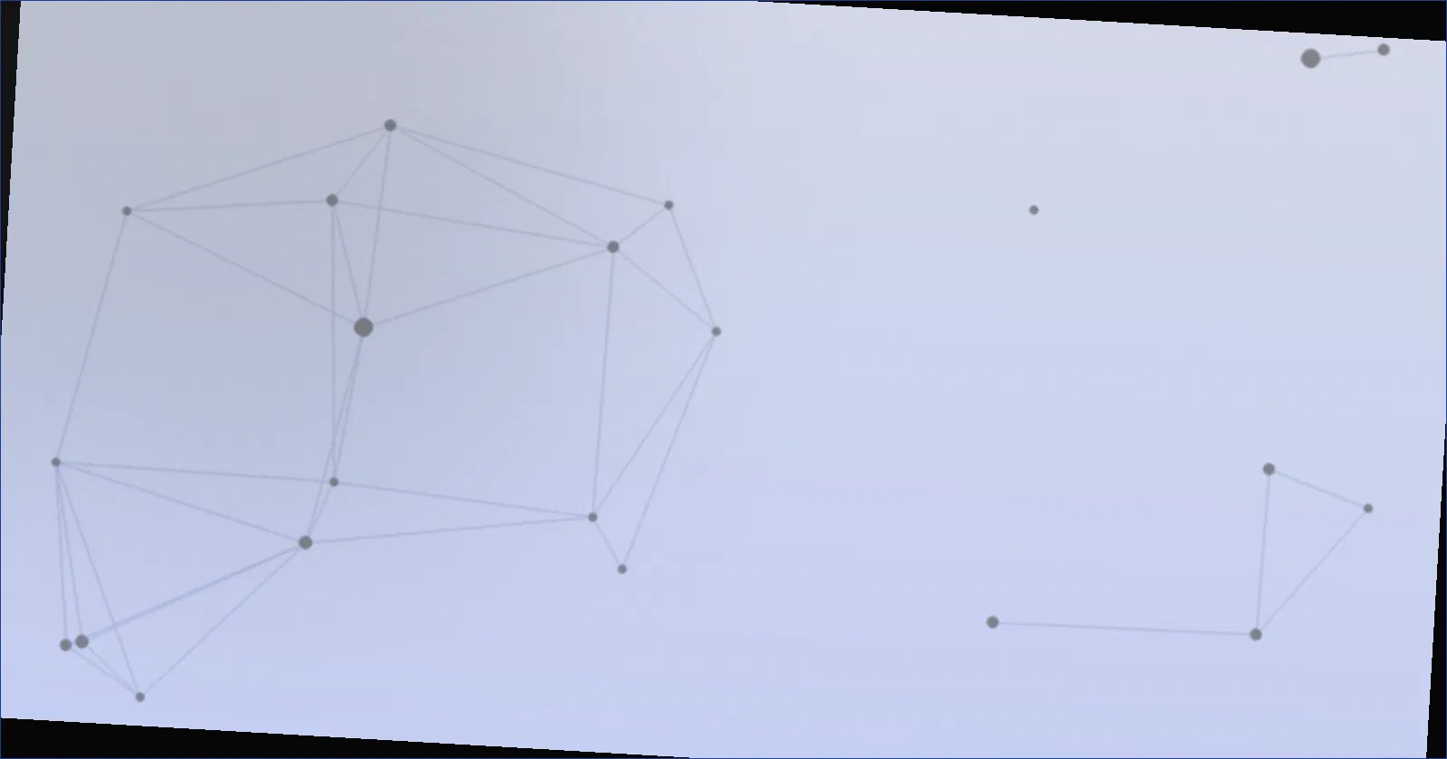 Illustration of a path splitting into branching outcomes ahead of a player